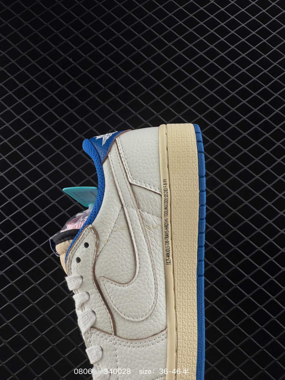 fragment design x Travis Scott x Nike Air Jordan 1 Low OG SP”Black/Green Toe“